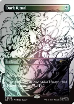 MTG English Dark Ritual (2020) (Rainbow Foil) NM Foil Secret Lair - Image 1