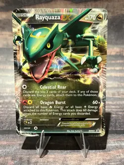 Rayquaza EX BW47 Black & White Holo Pokemon Promo Card - Image 1