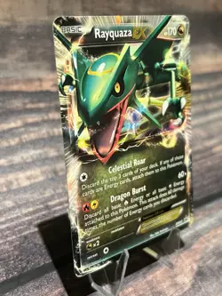 Rayquaza EX BW47 Black & White Holo Pokemon Promo Card - Image 2