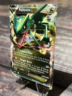 Rayquaza EX BW47 Black & White Holo Pokemon Promo Card - Image 3