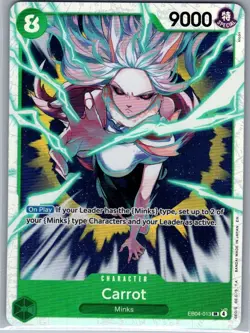 Carrot EB04-013 SR English The Azure Sea's Seven - One Piece Card - NM - Image 1