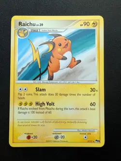 M/NM Pokemon Raichu Regular Card 3/17 POP Series 9 - Image 1