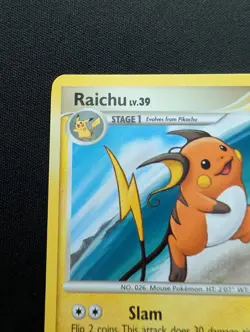 M/NM Pokemon Raichu Regular Card 3/17 POP Series 9 - Image 2