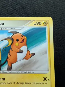 M/NM Pokemon Raichu Regular Card 3/17 POP Series 9 - Image 3