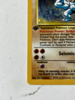 Machamp Holo 8/102 1st Edition 1999 Pokemon Card TCG NP - Image 4