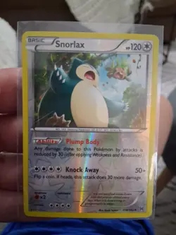 Pokemon Snorlax 118/162 LP Uncommon XY Breakthrough Reverse Holo Card - Image 3