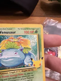 Venusaur Celebrations Classic Series Holo Pokemon Trading Card 2021 15/102 - Image 4