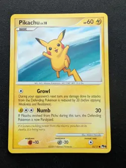 M/NM Pokemon Pikachu Regular Card 15/17 Pop Series 9 - Image 1