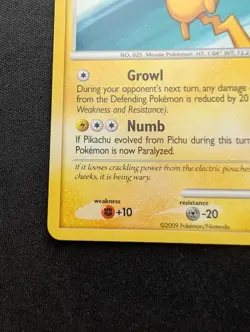 M/NM Pokemon Pikachu Regular Card 15/17 Pop Series 9 - Image 4