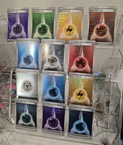 Pokemon Cards Holographic Energy Lot 13 Cards Included - Image 1