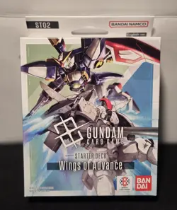 Gundam Card Game Starter Deck Wings of Advance ST02 English Unopened Sealed! - Image 1