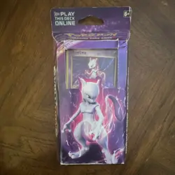 Pokemon Mewtwo Mayhem Theme Deck Evolutions Starter Deck Play Online 60 Cards - Image 1