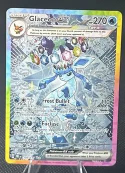 Pokemon TCG Glaceon EX Prismatic Evolutions Card 150/131 NM Condition - Image 1