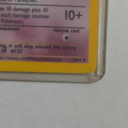 Pokemon TCG Mr. Mime Jungle 6/64 Holo Rare Unlimited 1999 Wizards Card - Image 3
