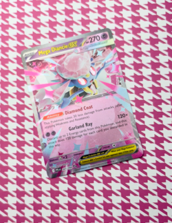 Mega Diancie ex 041/094 Phantasmal Flames Holo Pokemon Card NM Double Rare - Image 2