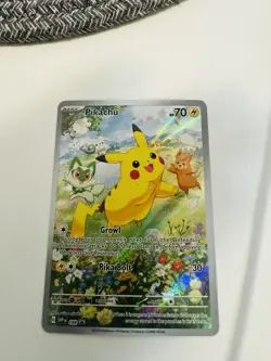 Pikachu 088 Pokemon TCG SVP Black Star Promo Holofoil - super clean card - Image 1