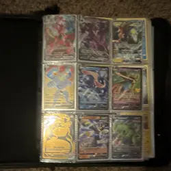 Pokemon Binder Lot Charizard Pikachu Machamp Mixed Cards Holo Regular Types - Image 1