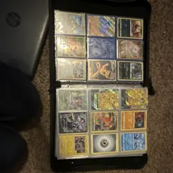 Pokemon Binder Lot Charizard Pikachu Machamp Mixed Cards Holo Regular Types - Image 2