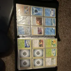Pokemon Binder Lot Charizard Pikachu Machamp Mixed Cards Holo Regular Types - Image 3