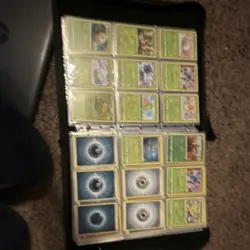 Pokemon Binder Lot Charizard Pikachu Machamp Mixed Cards Holo Regular Types - Image 4