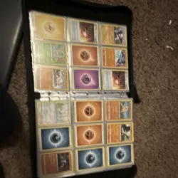 Pokemon Binder Lot Charizard Pikachu Machamp Mixed Cards Holo Regular Types - Image 5