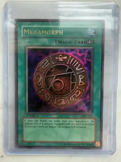 Yugioh! Megamorph - MRL-061 Ultra Rare 1st Edition 2002 Magic Rulers Magic Card - Image 1