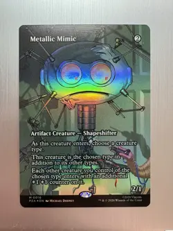 Metallic Mimic - 16 - MTG: Teenage Mutant Ninja Turtles - Borderless - Foil - Image 1