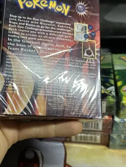 Giovanni Gym Challenge 2000 SEALED Theme Deck Vintage WOTC Pokemon Card TCG - Image 4