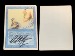 Signed MtG Magic Dan Frazier Artist Proof - Revised - MAHAMOTI DJINN - 1/100 NM - Image 1