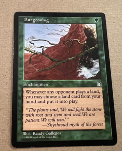 Burgeoning - Stronghold - MTG - Magic the Gathering - Image 2