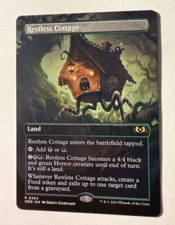 Restless Cottage (Borderless) #304 (NM) Wilds of Eldraine WOE Magic MTG - Image 1