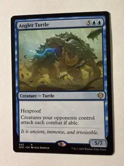 Angler Turtle #43 (NM) Starter Commander SCD Magic MTG - Image 1
