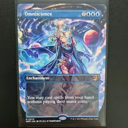 Omniscience (Anime Borderless) Wilds of Eldraine: Enchanting Tales Regular - Image 1