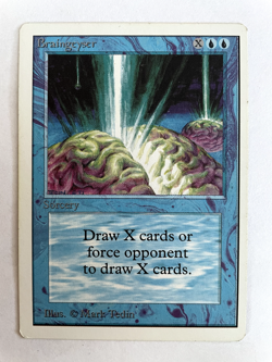 Magic The Gathering Unlimited Braingeyser, minor edge wear - Image 1