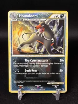 Houndoom 5/90 Undaunted Set Pokemon Card League Promo Reverse Holo Exclusive NM - Image 1