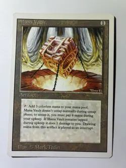MTG Magic the Gathering Revised MANA VAULT English 1994 - Image 1