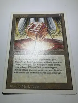 MTG Magic the Gathering Revised MANA VAULT English 1994 - Image 4
