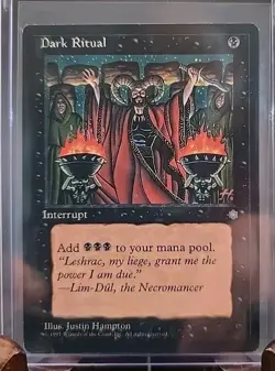 Dark Ritual Ice Age MTG Regular Moderately Played - Image 3