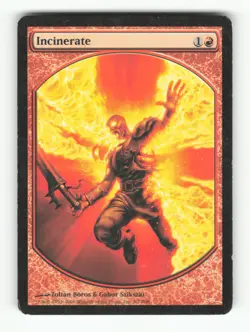 Incinerate P Magic Player Rewards 3 LP Normal MTG - Image 1