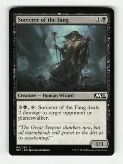 Sorcerer of the Fang C Core Set 2020 114 NM Normal MTG - Image 1