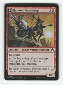 Hanweir Watchkeep C Innistrad Remastered 158 LP Foil MTG - Image 1