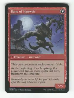 Hanweir Watchkeep C Innistrad Remastered 158 LP Foil MTG - Image 2