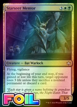 x1 Starseer Mentor BLB Bloomburrow MTG 233 FOIL UNCOMMON M/NM 1x - Image 1