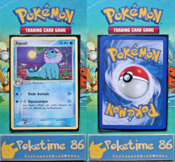 Pokemon, EX Tempete de sable, AQUALI, Rare, 25/100, etat tres correct - Image 1