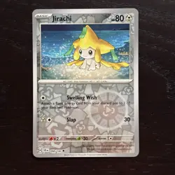 Jirachi 098/142 Pokemon Stellar Crown SV07 Reverse Holo Uncommon NM - Image 1