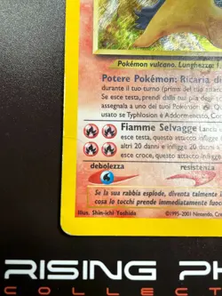 Rising Phoenix Pokemon - Typhlosion 17/111 Neo Genesis Holo Rara PL Ita #2578 - Image 4