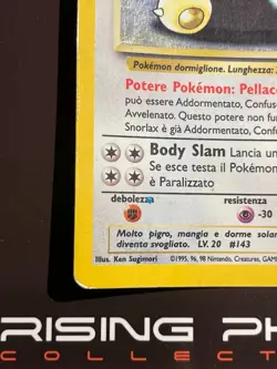 Rising Phoenix Pokemon - Snorlax 11/64 Jungle Holo Rara Ink Poor Ita #2352 - Image 4