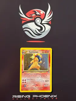 Rising Phoenix Pokemon - Typhlosion 17/111 1Ed Neo Genesis Holo Ita Played #0870 - Image 1