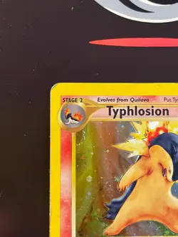 Rising Phoenix Pokemon - Typhlosion 17/111 1Ed Neo Genesis Holo Ita Played #0870 - Image 2