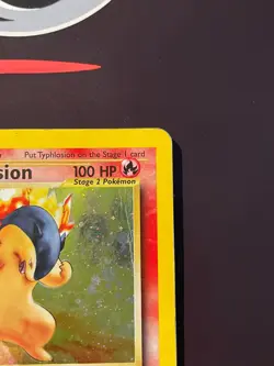 Rising Phoenix Pokemon - Typhlosion 17/111 1Ed Neo Genesis Holo Ita Played #0870 - Image 3